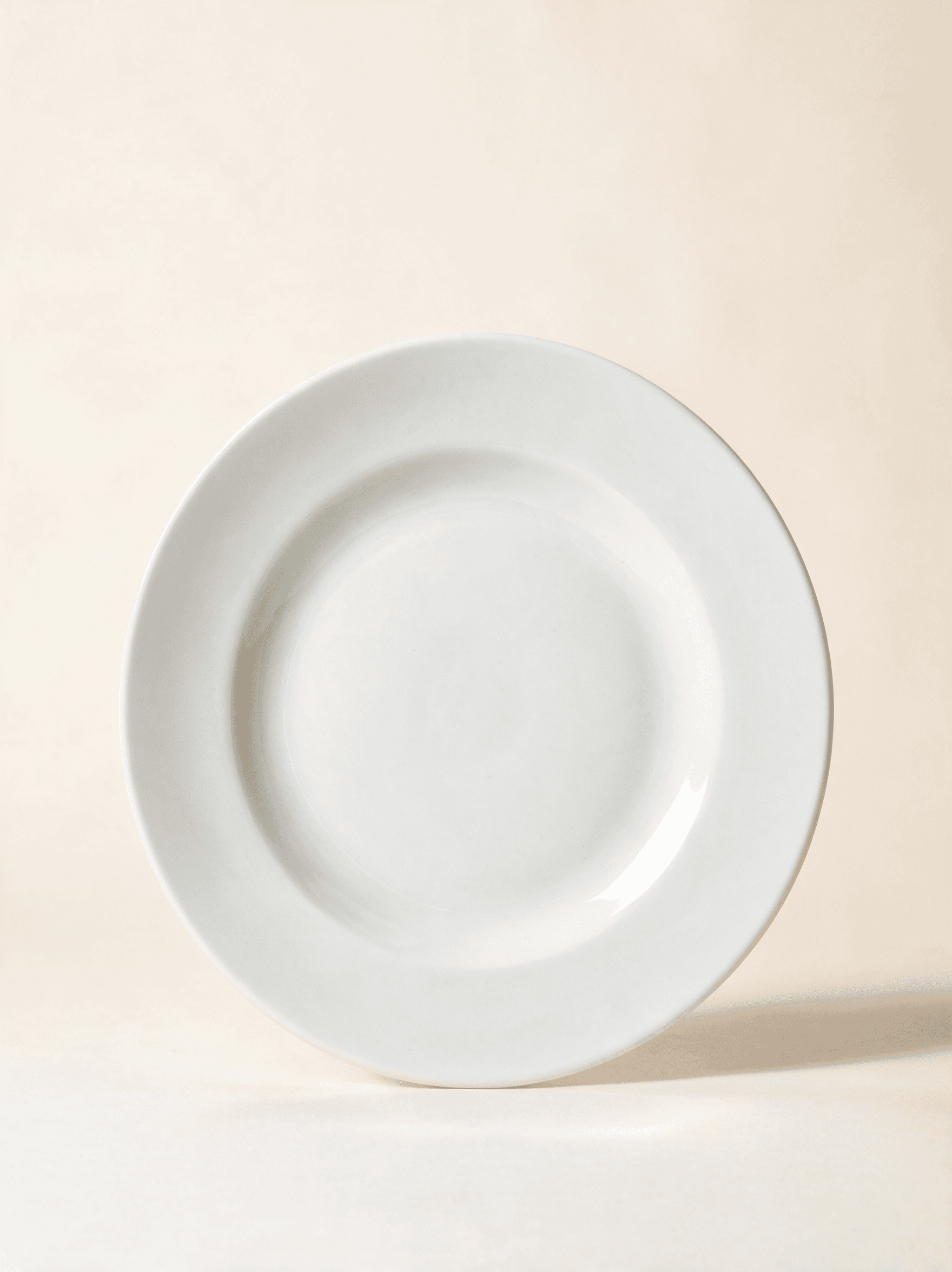 Rimmed Dinner Plate